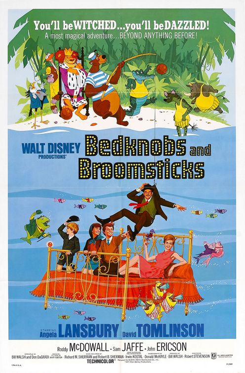 Imagem do Poster do filme 'Se Minha Cama Voasse (Bedknobs and Broomsticks)'