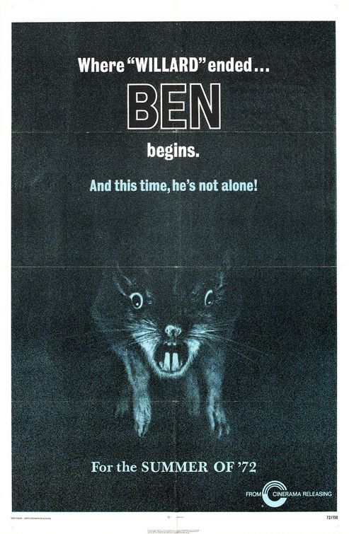 Imagem do Poster do filme 'Ben, o Rato Assassino (Ben)'