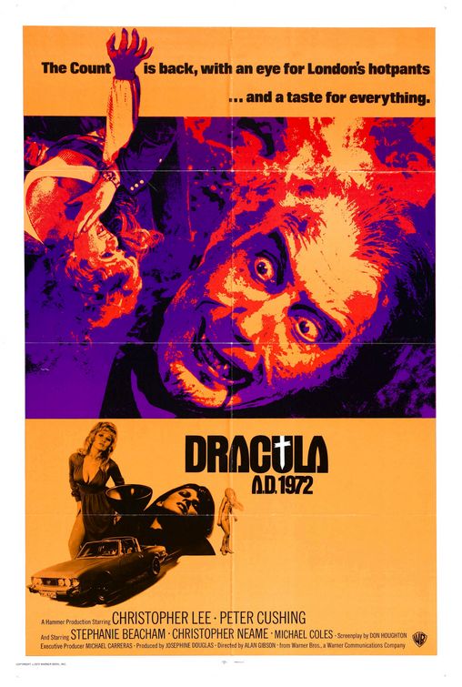 Imagem do Poster do filme 'Drácula no Mundo da Minissaia (Dracula A.D. 1972)'