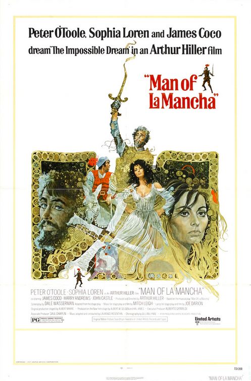 Imagem do Poster do filme 'O Homem de la Mancha (Man of La Mancha)'