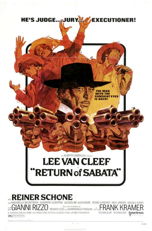 Imagem do Poster do filme 'Sabata Vem para Vingar (Return of Sabata)'