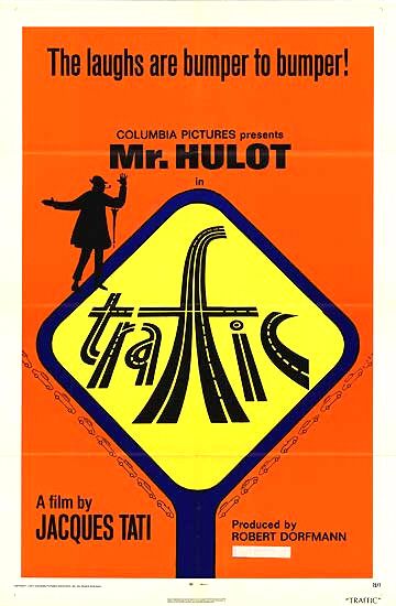 Imagem do Poster do filme 'As Aventuras de M. Hulot no Tráfego Louco (Traffic)'