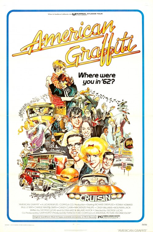 Imagem do Poster do filme 'American Graffiti'