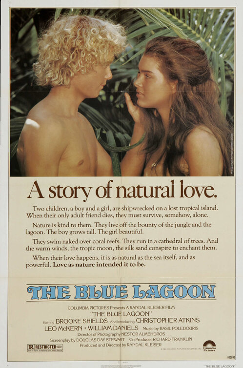 Imagem do Poster do filme 'A Lagoa Azul (The Blue Lagoon)'