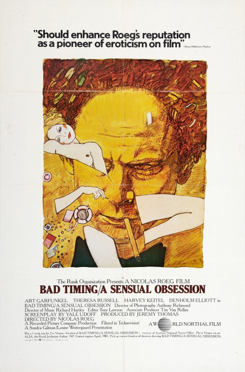 Imagem do Poster do filme 'Bad Timing: Contratempo (Bad Timing: A Sensual Obsession)'