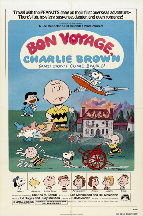 Imagem do Poster do filme 'Boa Viagem, Charlie Brown (Bon Voyage, Charlie Brown (and Don't Come Back!))'