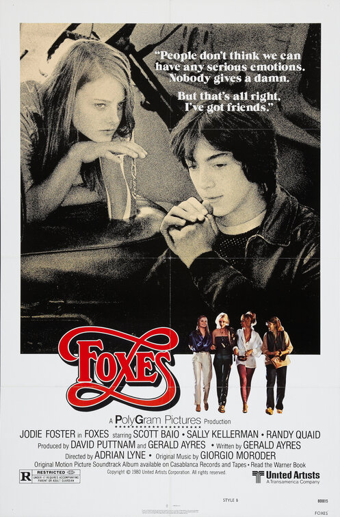 Imagem do Poster do filme 'Gatinhas (Foxes)'