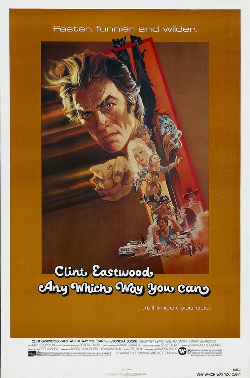 Imagem do Poster do filme 'Punhos de Aço - Um Lutador de Rua (Any Which Way you Can)'