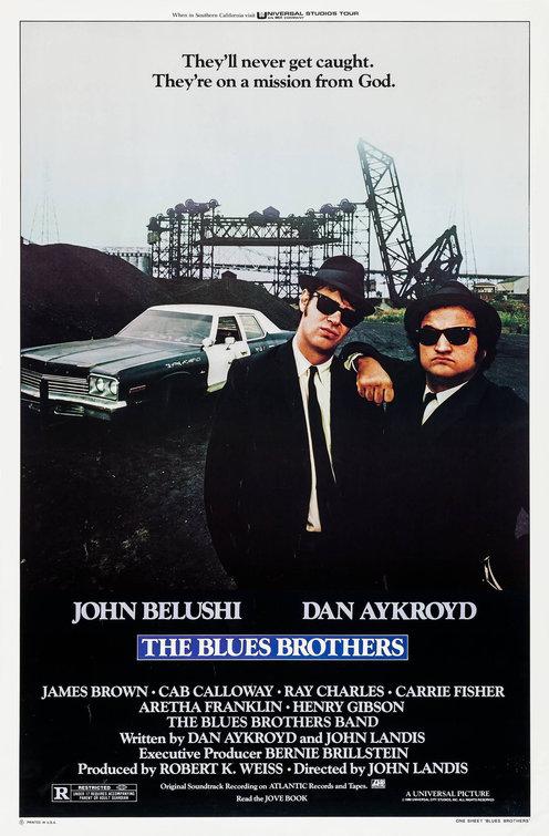 Imagem do Poster do filme 'Os Irmãos Cara de Pau (The Blues Brothers)'