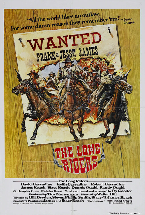 Imagem do Poster do filme 'Cavalgada dos Proscritos (The Long Riders)'