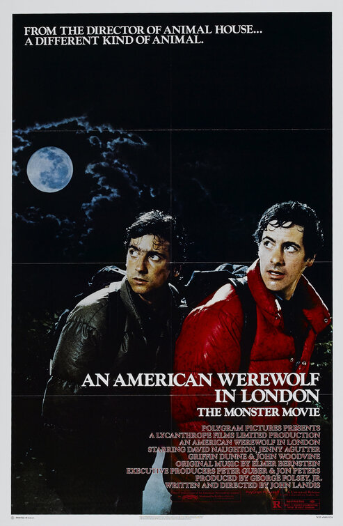Imagem do Poster do filme 'Um Lobisomem Americano em Londres (An American Werewolf in London)'