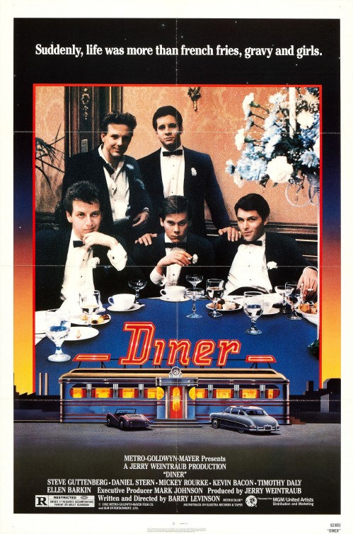 Imagem do Poster do filme 'Quando os Jovens se Tornam Adultos (Diner)'