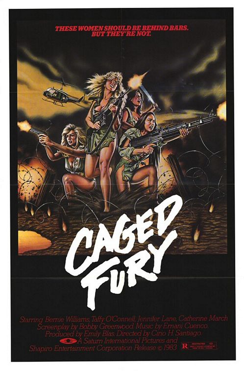 Imagem do Poster do filme 'Caged Fury'