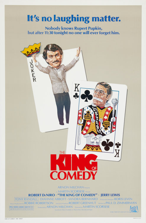Imagem do Poster do filme 'O Rei da Comédia (The King of Comedy)'