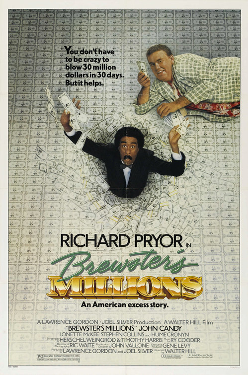 Imagem do Poster do filme 'Chuva de Milhões (Brewster's Millions)'