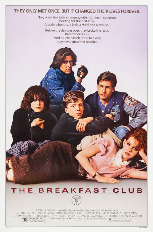 Imagem do Poster do filme 'O Clube dos Cinco (The Breakfast Club)'