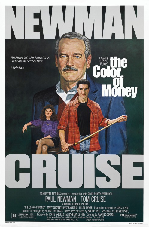 Imagem do Poster do filme 'A Cor do Dinheiro (The Color of Money)'