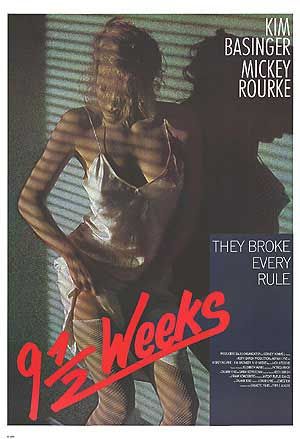 Imagem do Poster do filme '9 1/2 Semanas de Amor (Nine 1/2 Weeks)'