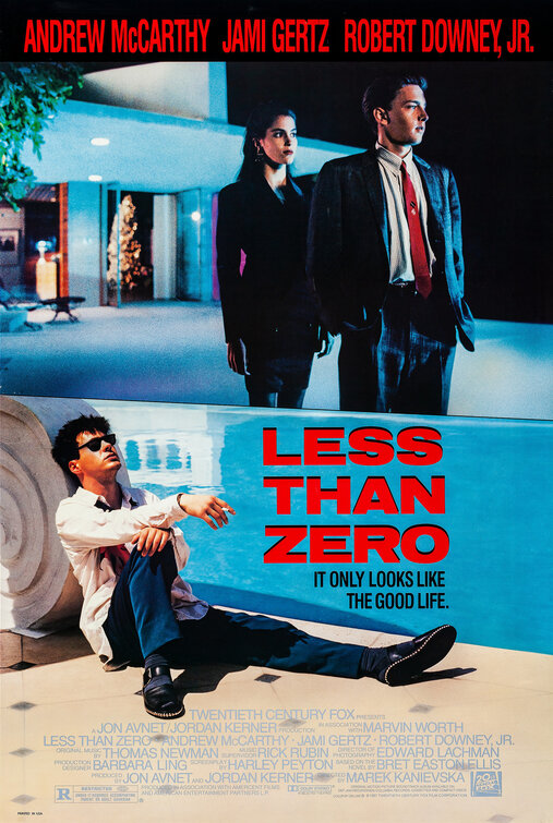 Imagem do Poster do filme 'Abaixo de Zero (Less Than Zero)'