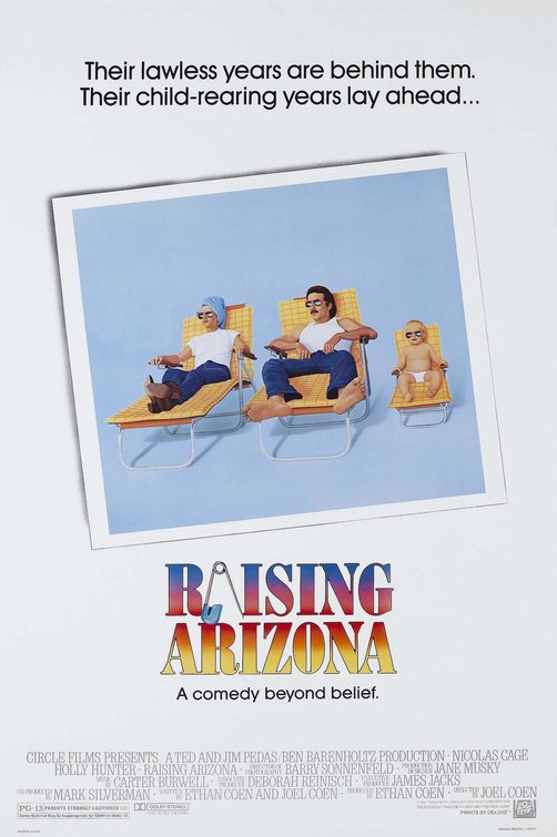 Imagem do Poster do filme 'Arizona Nunca Mais (Raising Arizona)'