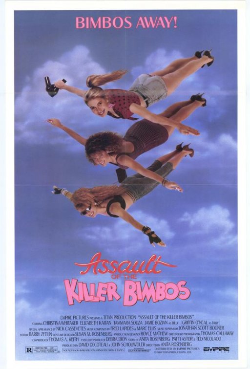 Imagem do Poster do filme 'Três Cocotas em Apuros (Assault of the Killer Bimbos)'