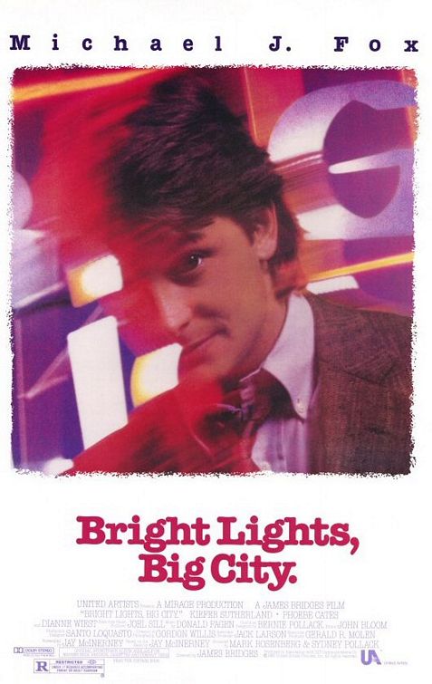 Imagem do Poster do filme 'Nova York - Uma Cidade em Delírio (Bright Lights, Big City)'