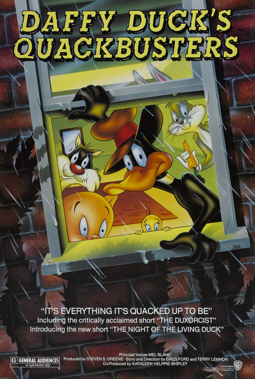 Imagem do Poster do filme 'Patolino em: Os Caça-Fantasmas (Daffy Duck's Quackbusters)'