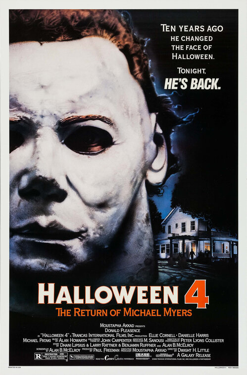 Imagem do Poster do filme 'Halloween 4: O Retorno de Michael Myers (Halloween 4: The Return of Michael)'