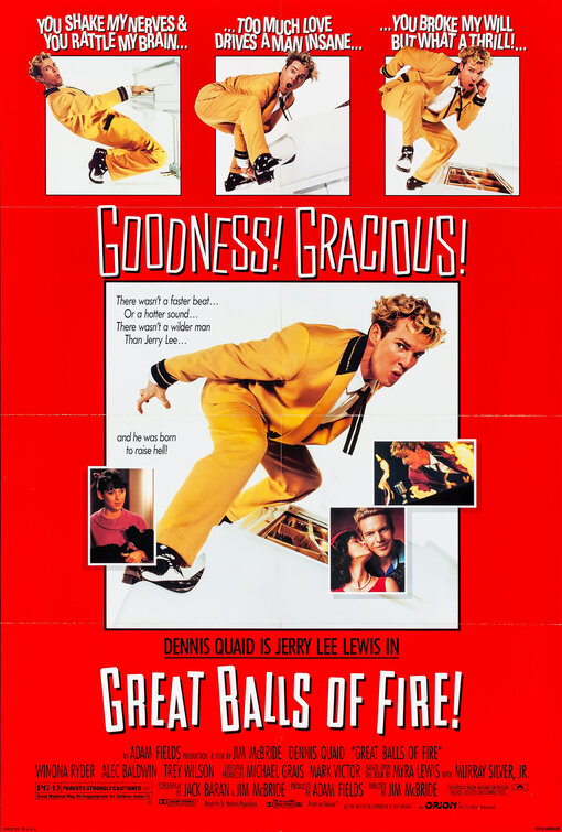Imagem do Poster do filme 'A Fera do Rock (Great Balls of Fire!)'