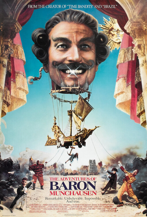 Imagem do Poster do filme 'As Aventuras do Barão de Munchausen (The Adventures of Baron Munchausen)'