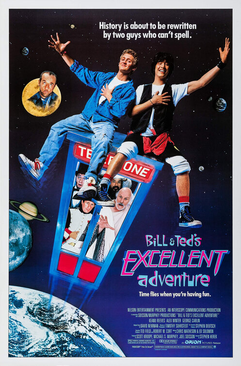 Imagem do Poster do filme 'Bill & Ted - Uma Aventura Fantástica (Bill & Ted's Excellent Adventure)'