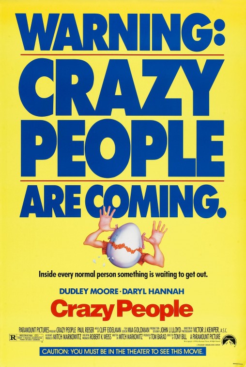 Imagem do Poster do filme 'Crazy People: Muito Doidos (Crazy People)'
