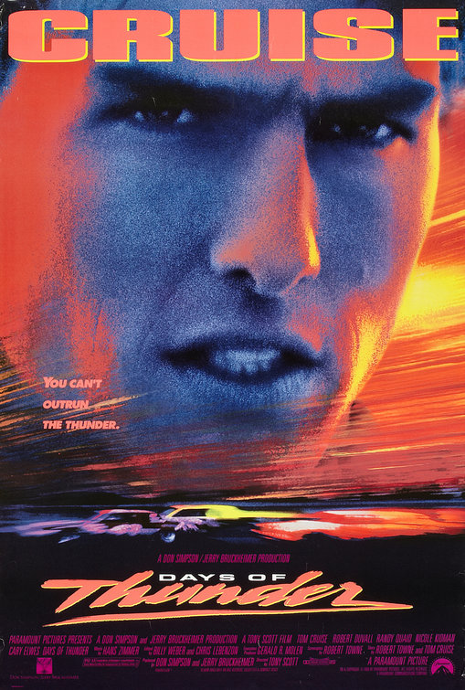 Imagem do Poster do filme 'Dias de Trovão (Days of Thunder)'