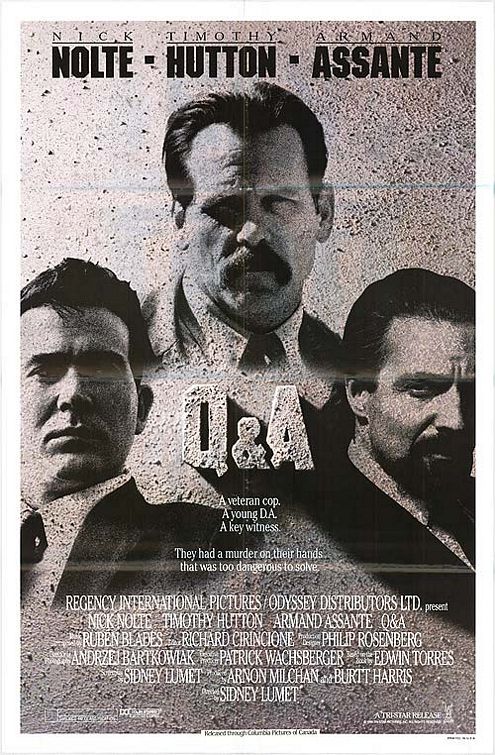 Imagem do Poster do filme 'Q & A - Sem Lei, Sem Justiça (Q & A)'