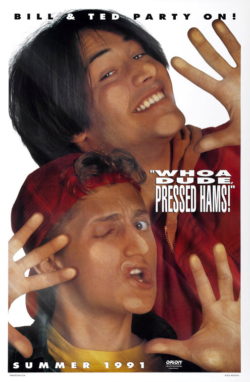 Imagem do Poster do filme 'Bill & Ted - Dois Loucos no Tempo (Bill & Ted's Bogus Journey)'