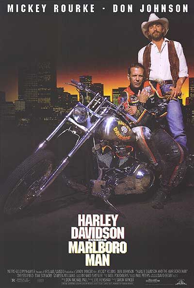 Imagem do Poster do filme 'Harley Davidson e Marlboro Man - Caçada Sem Tréguas (Harley Davidson and the Marlboro Man)'