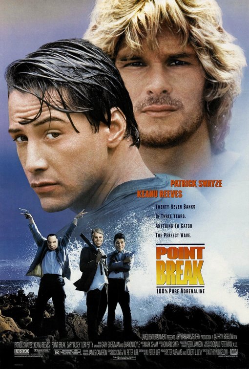 Imagem do Poster do filme 'Caçadores de Emoção (Point Break)'