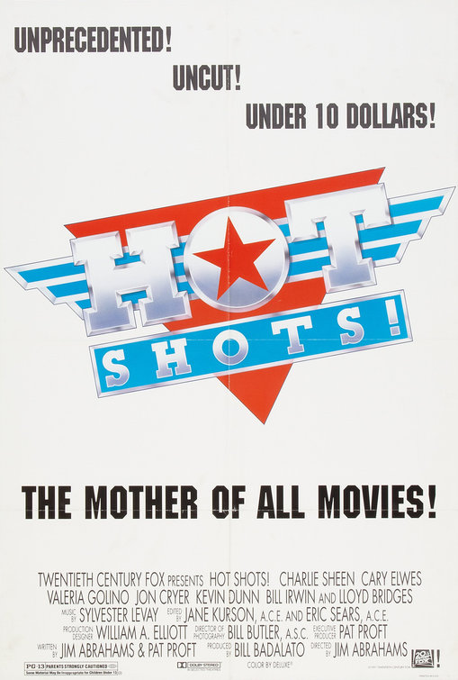 Imagem do Poster do filme 'Top Gang - Ases Muito Loucos (Hot Shots!)'