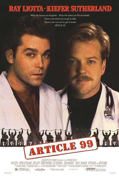 Imagem do Poster do filme 'Hospital de Heróis (Article 99)'