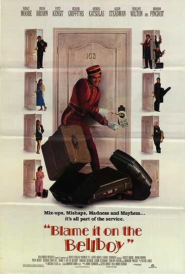 Imagem do Poster do filme 'Escândalos no Hotel (Blame it on the Bellboy)'