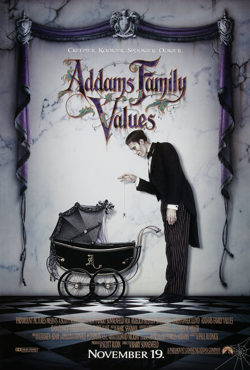Imagem do Poster do filme 'A Família Addams 2 (Addams Family Values)'