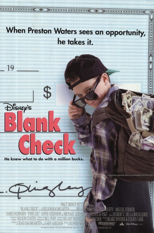 Imagem do Poster do filme 'Cheque em Branco (Blank Check)'