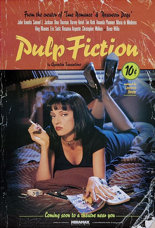 Imagem do Poster do filme 'Pulp Fiction - Tempo de Violência (Pulp Fiction)'