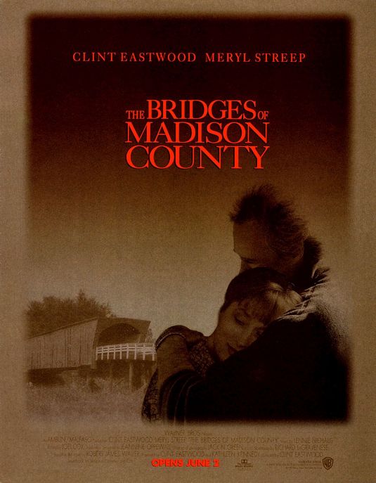 Imagem do Poster do filme 'AS PONTES DE MADISON (The Bridges Of Madison County)'