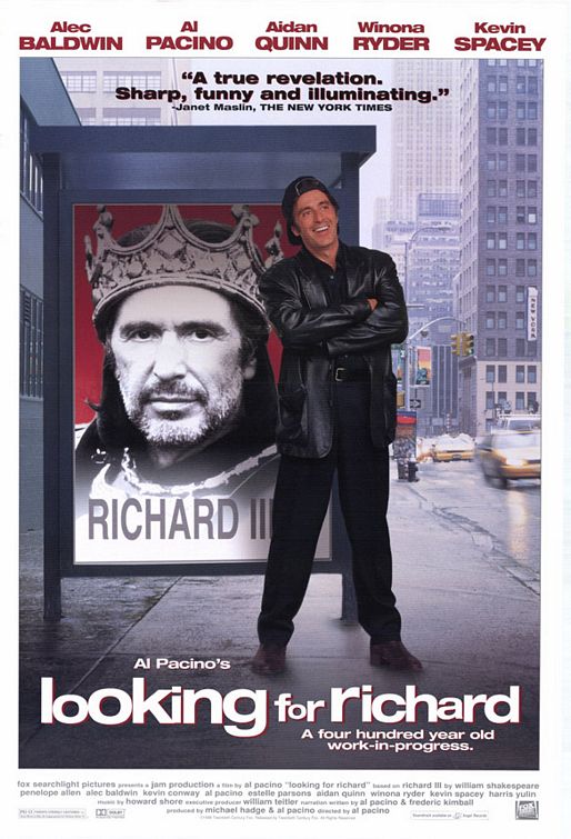 Imagem do Poster do filme 'Ricardo III - Um Ensaio (Looking For Richard)'