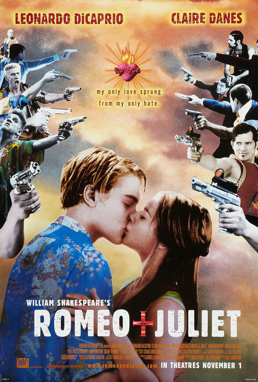 Imagem do Poster do filme 'Romeu + Julieta (William Shakespeare's Romeo & Juliet)'