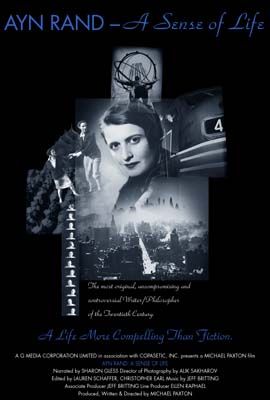 Imagem do Poster do filme 'Ayn Rand: A Sense Of Life'