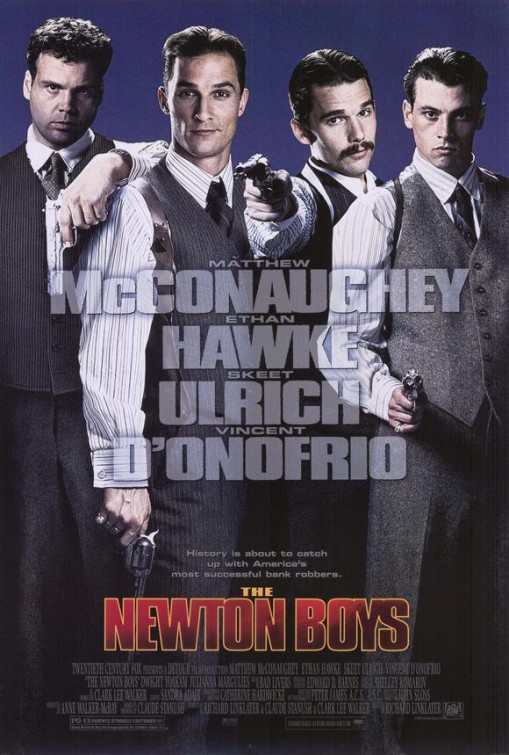 Imagem do Poster do filme 'Newton Boys - Irmãos Fora-da-Lei (The Newton Boys)'