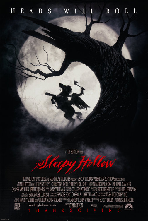 Imagem do Poster do filme 'A Lenda do Cavaleiro Sem Cabeça (Sleepy Hollow)'