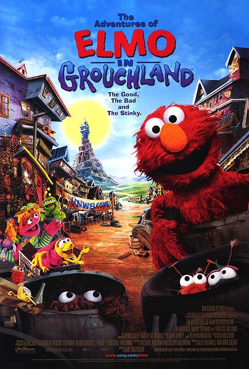 Imagem do Poster do filme 'Elmo na Terra dos Rabugentos (The Adventures of Elmo in Grouchland)'